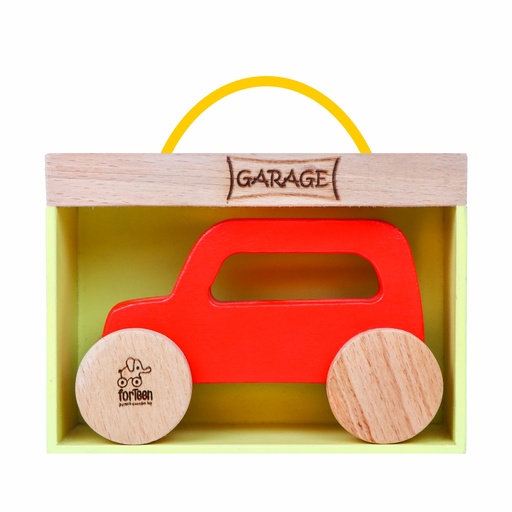 [fT2217] Wooden Jeep Garage
